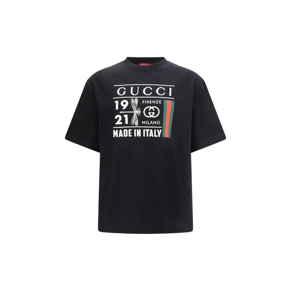 Gucci Black Cotton T-Shirt - Luxe Nova