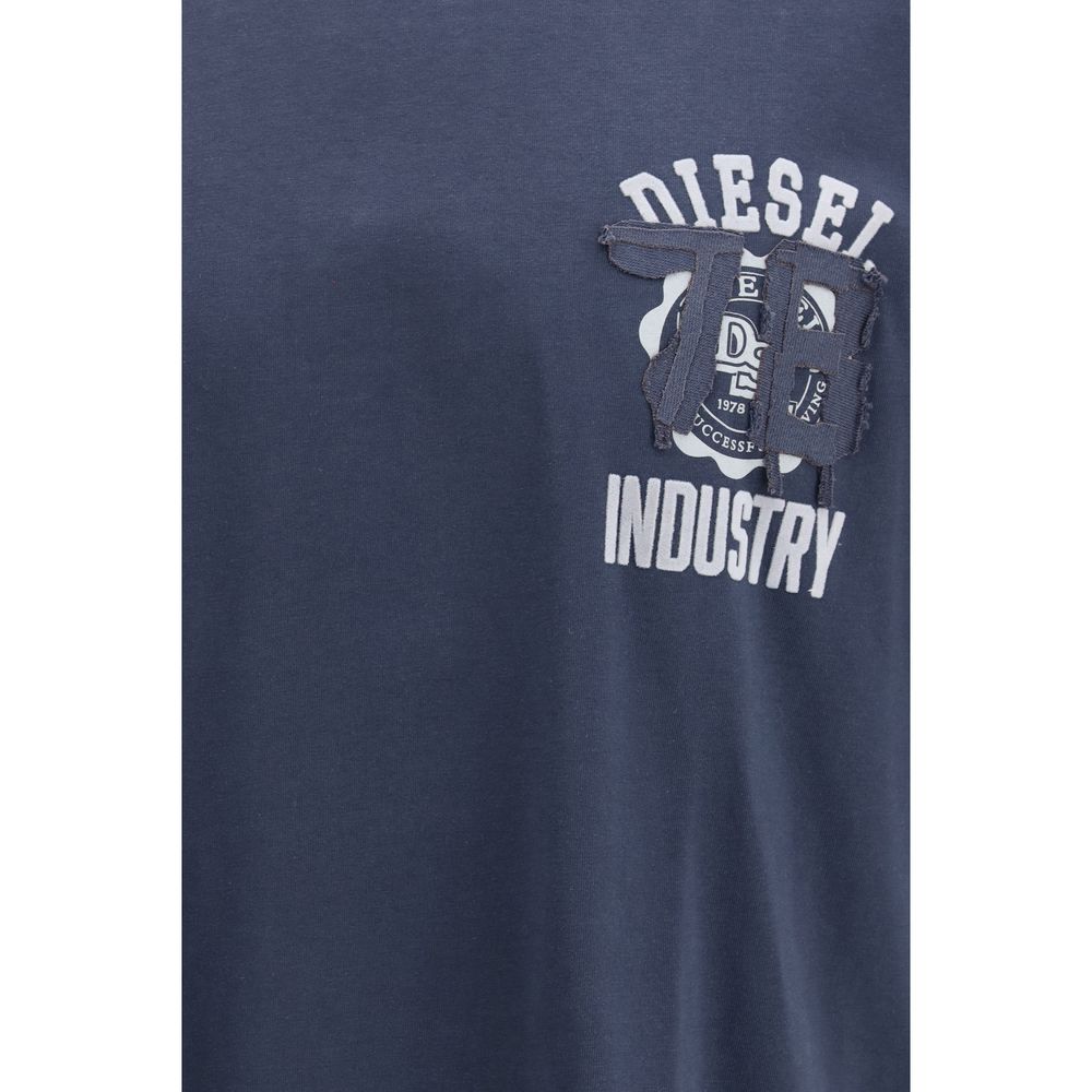Diesel Blue Cotton Sportswear - Luxe Nova