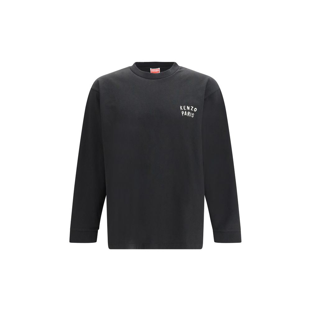 Kenzo Black Cotton Long Sleeve T-Shirt - Luxe Nova