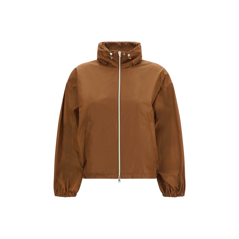 Herno Brown Polyester Rain Coat - Luxe Nova