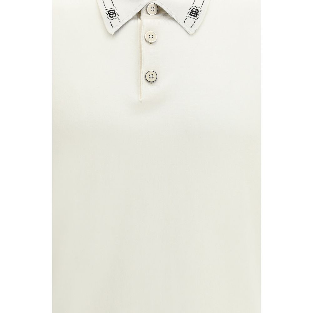 Dolce & Gabbana Beige Silk Polo Shirt - Luxe Nova