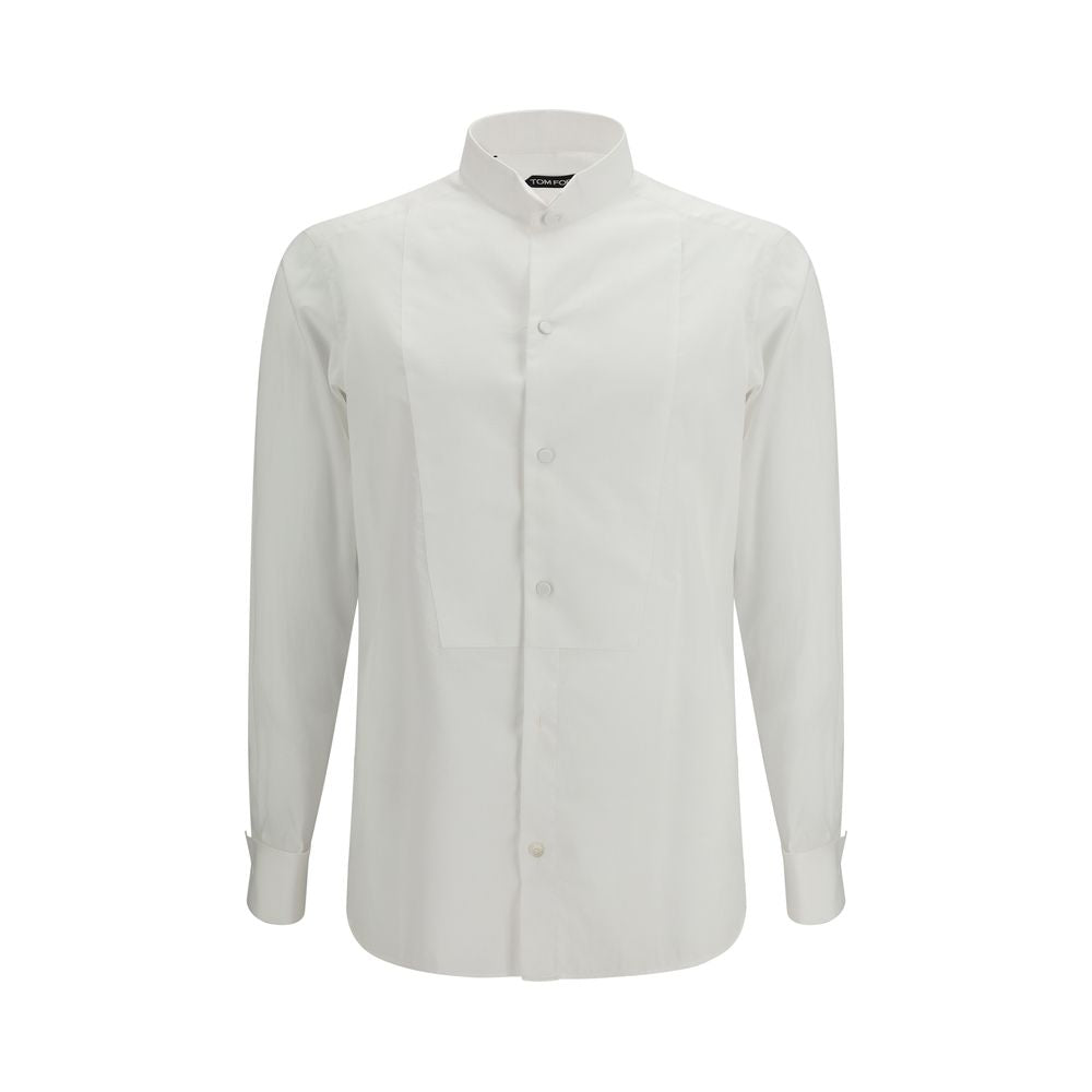 Tom Ford White Cotton Dress Shirt - Luxe Nova