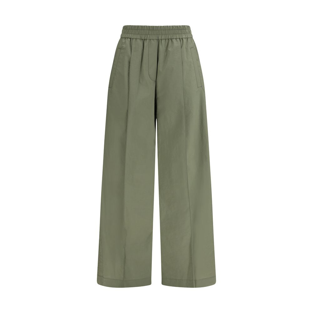 Brunello Cucinelli Bicolor Cotton Casual Pants - Luxe Nova