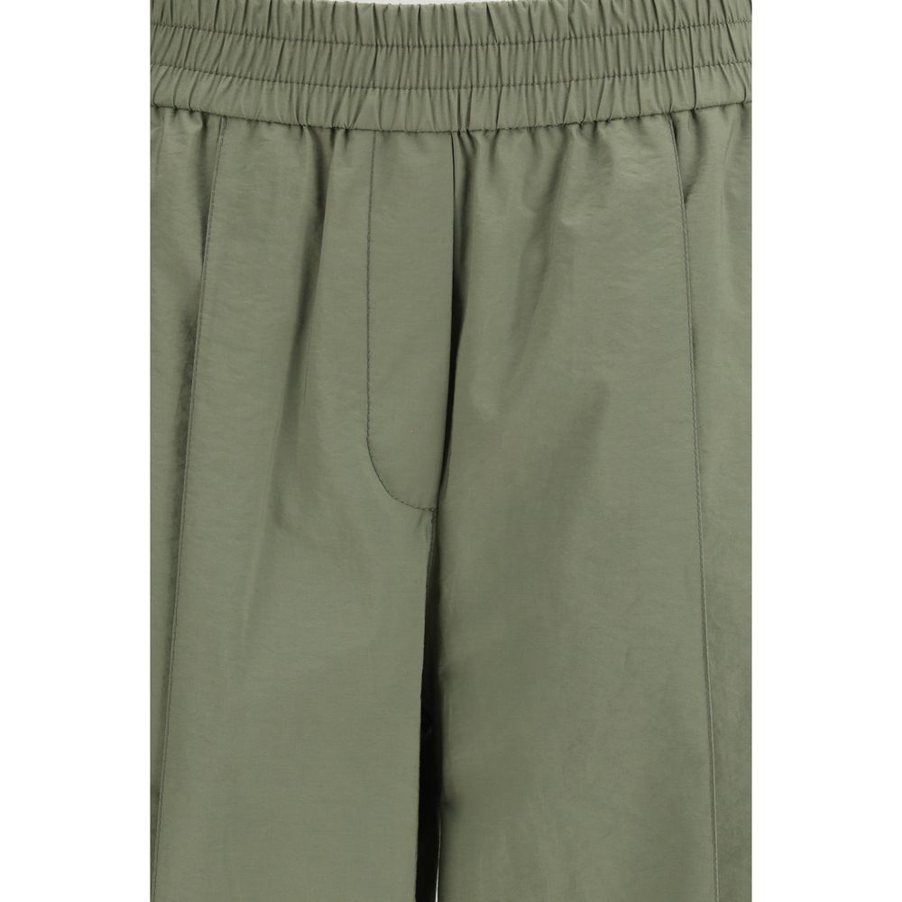 Brunello Cucinelli Bicolor Cotton Casual Pants - Luxe Nova