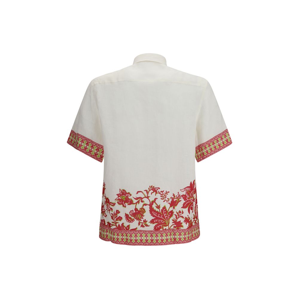Etro Multicolor Linen Pattern Shirt - Luxe Nova