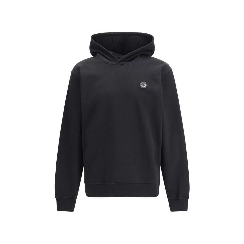 Philipp Plein Black Cotton Sweatshirt - Luxe Nova