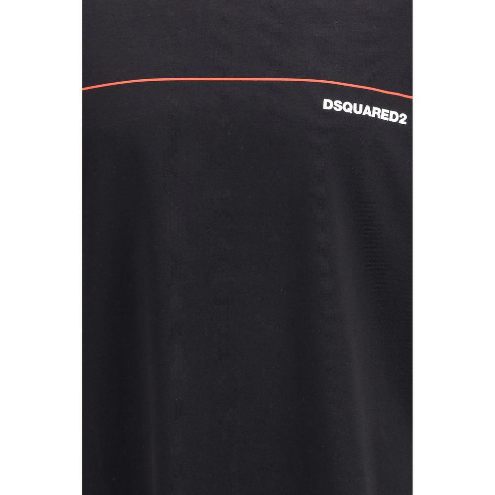 Dsquared² Black Cotton T-Shirt - Luxe Nova