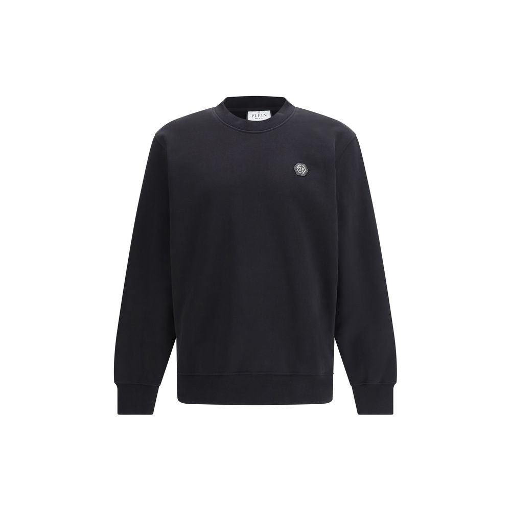 Philipp Plein Black Cotton Sweatshirt - Luxe Nova