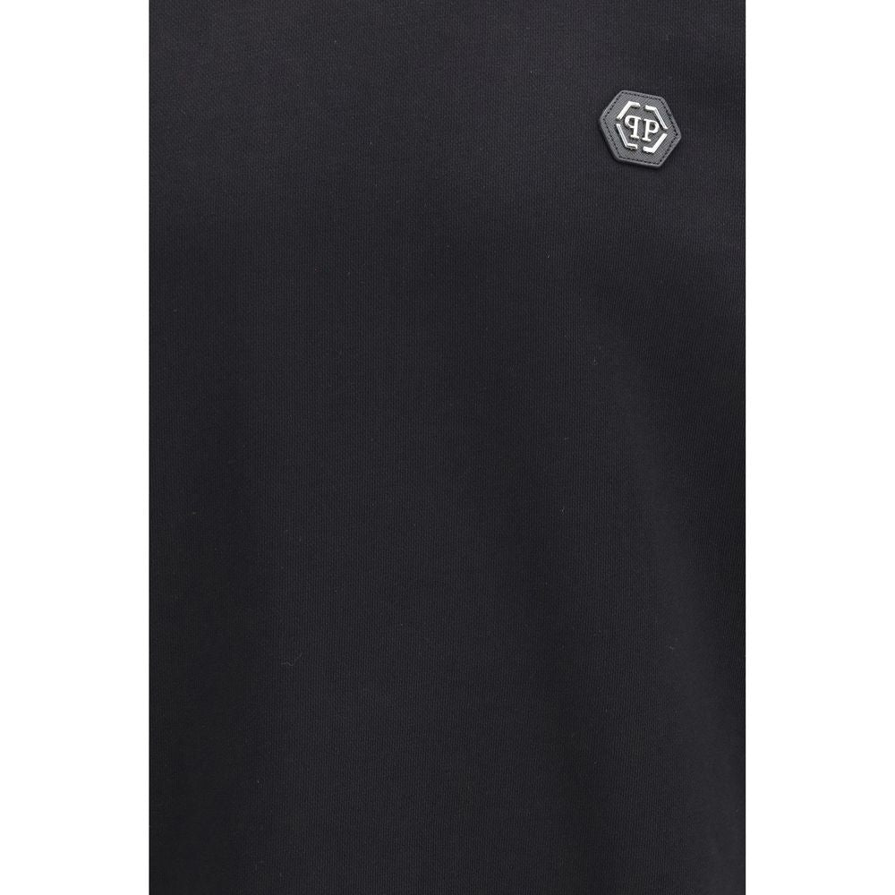 Philipp Plein Black Cotton Sweatshirt - Luxe Nova