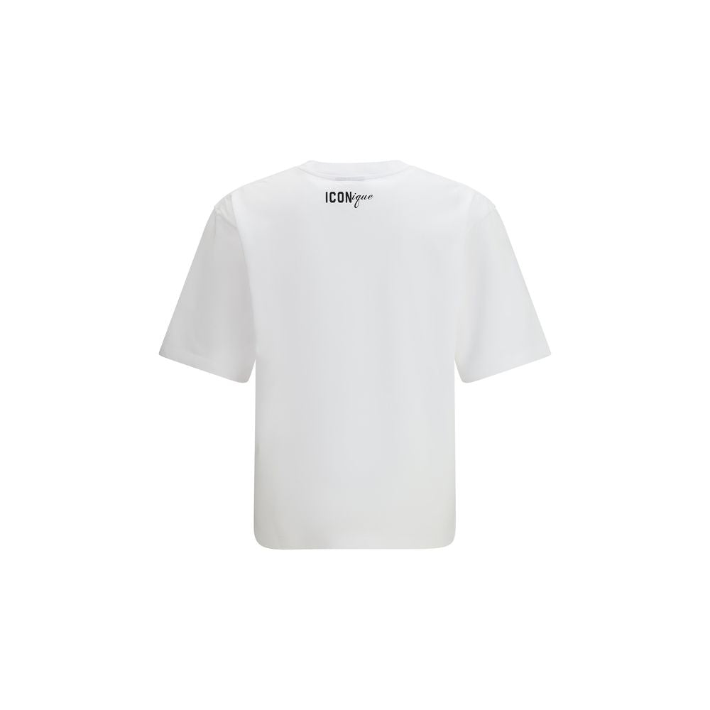 Dsquared² White Cotton T-Shirt - Luxe Nova
