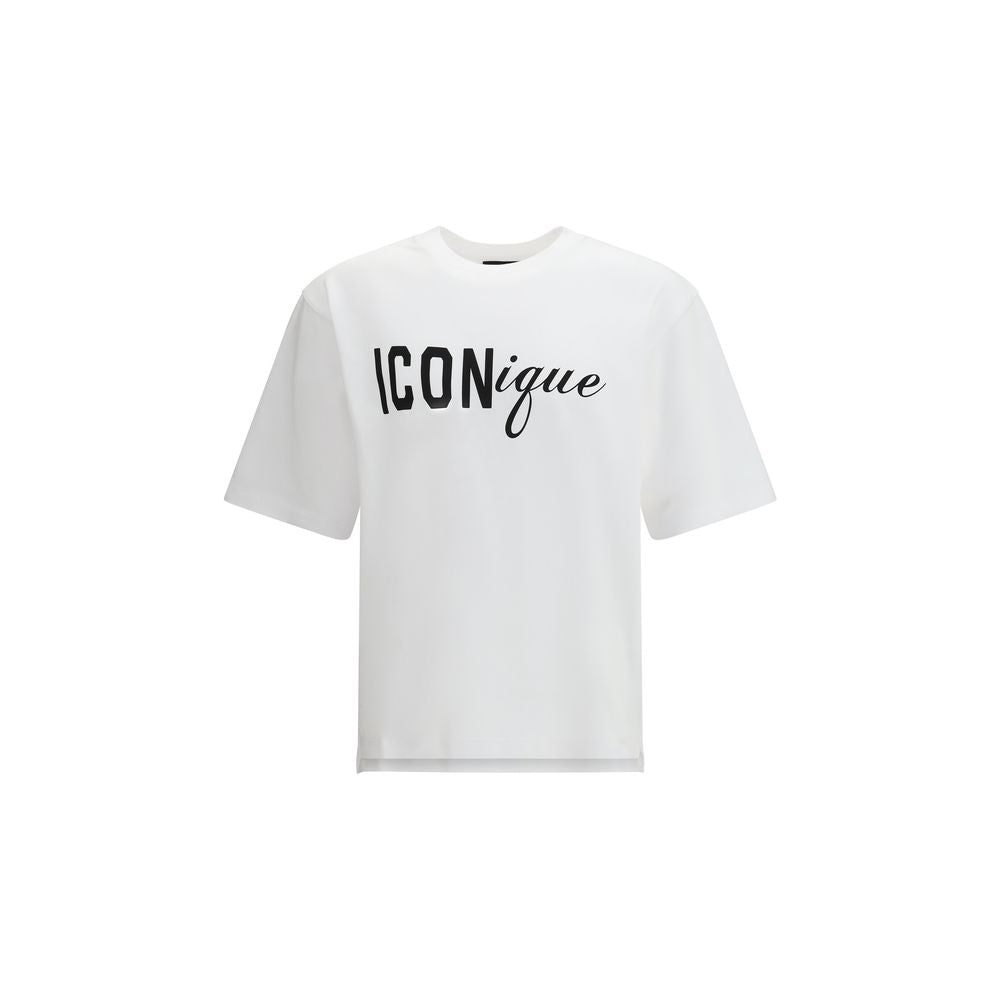 Dsquared² White Cotton T-Shirt - Luxe Nova