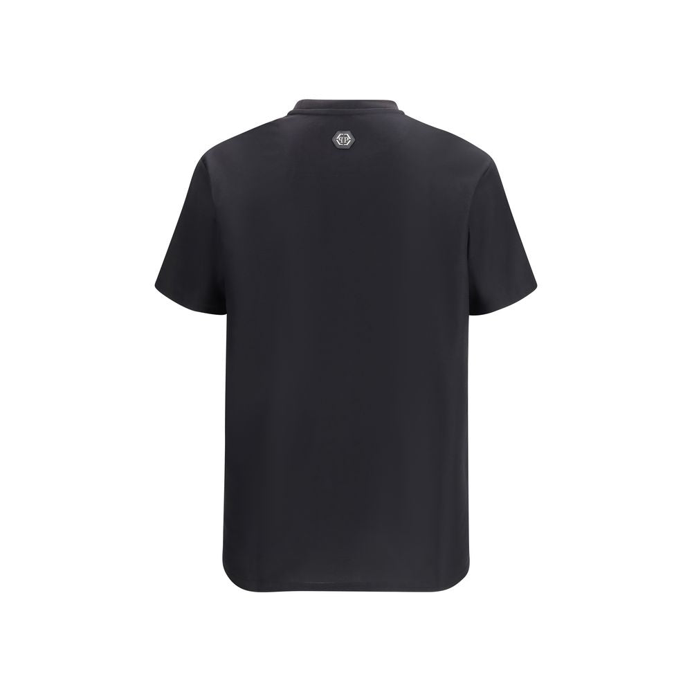 Philipp Plein Black Cotton T-Shirt - Luxe Nova
