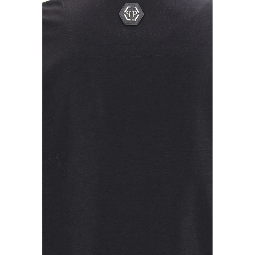 Philipp Plein Black Cotton T-Shirt - Luxe Nova