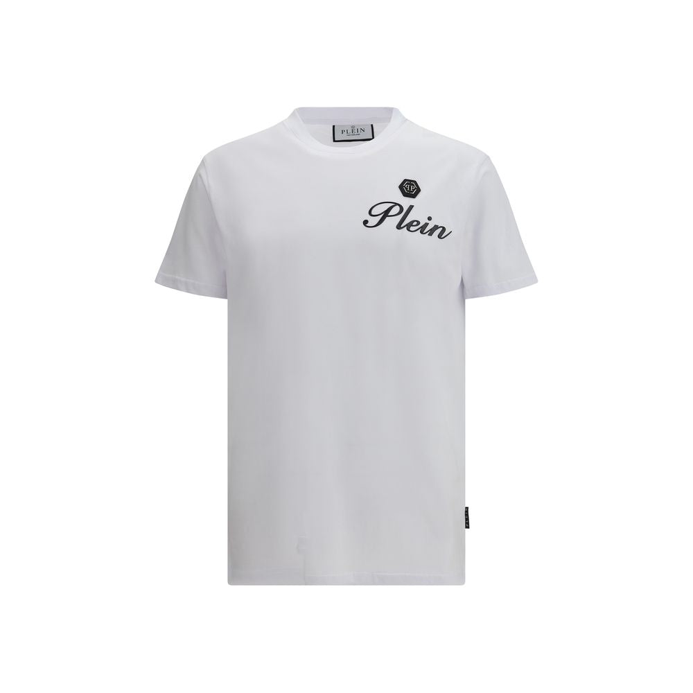 Philipp Plein White Cotton T-Shirt - Luxe Nova
