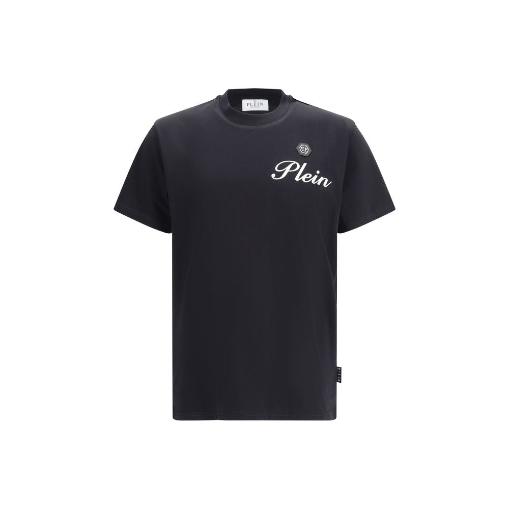 Philipp Plein Black Cotton T-Shirt - Luxe Nova