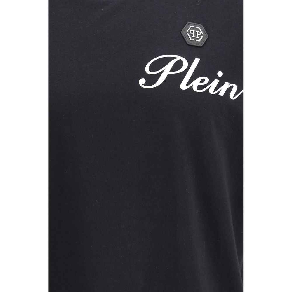 Philipp Plein Black Cotton T-Shirt - Luxe Nova