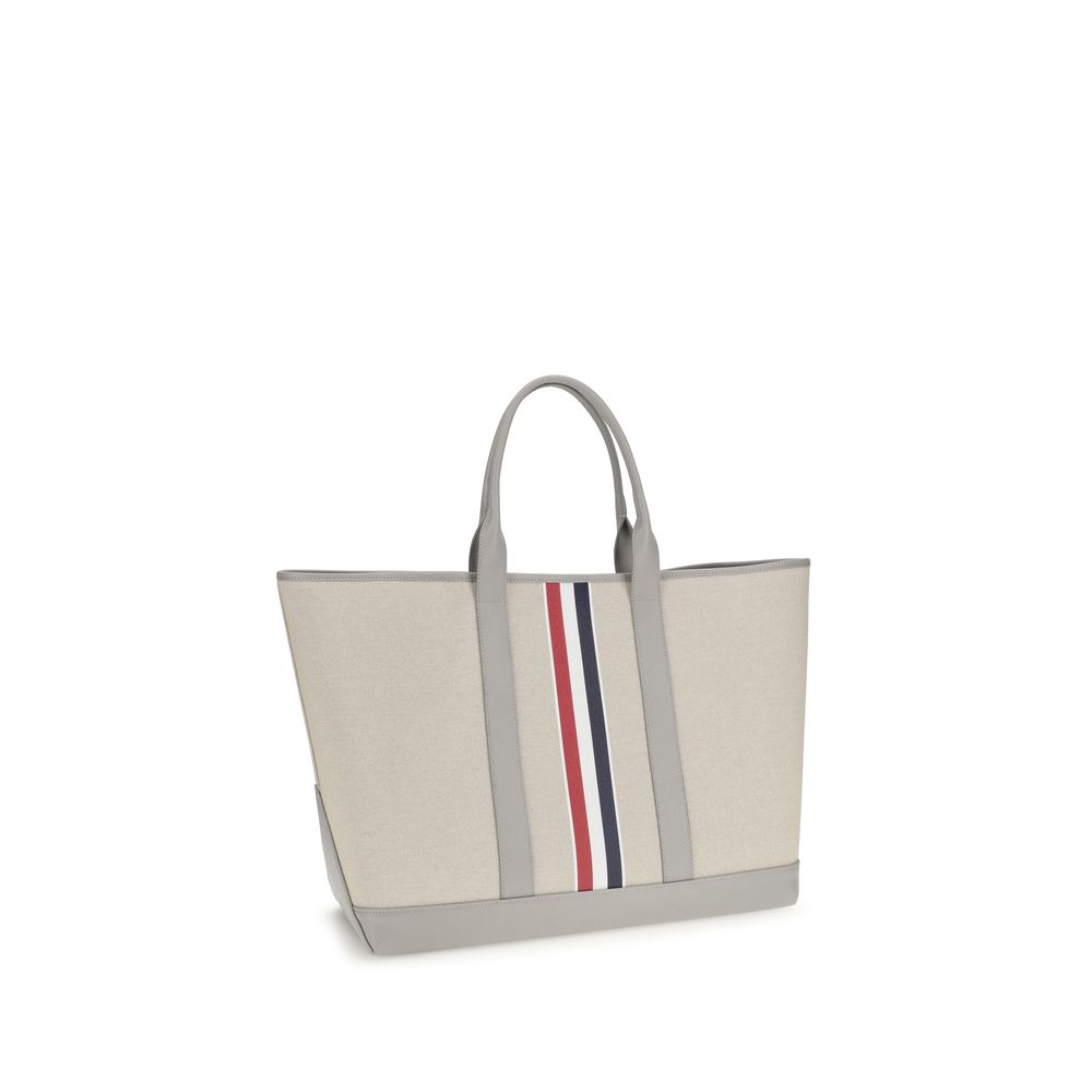 Thom Browne Gray Fabric Shoulder Bag - Luxe Nova