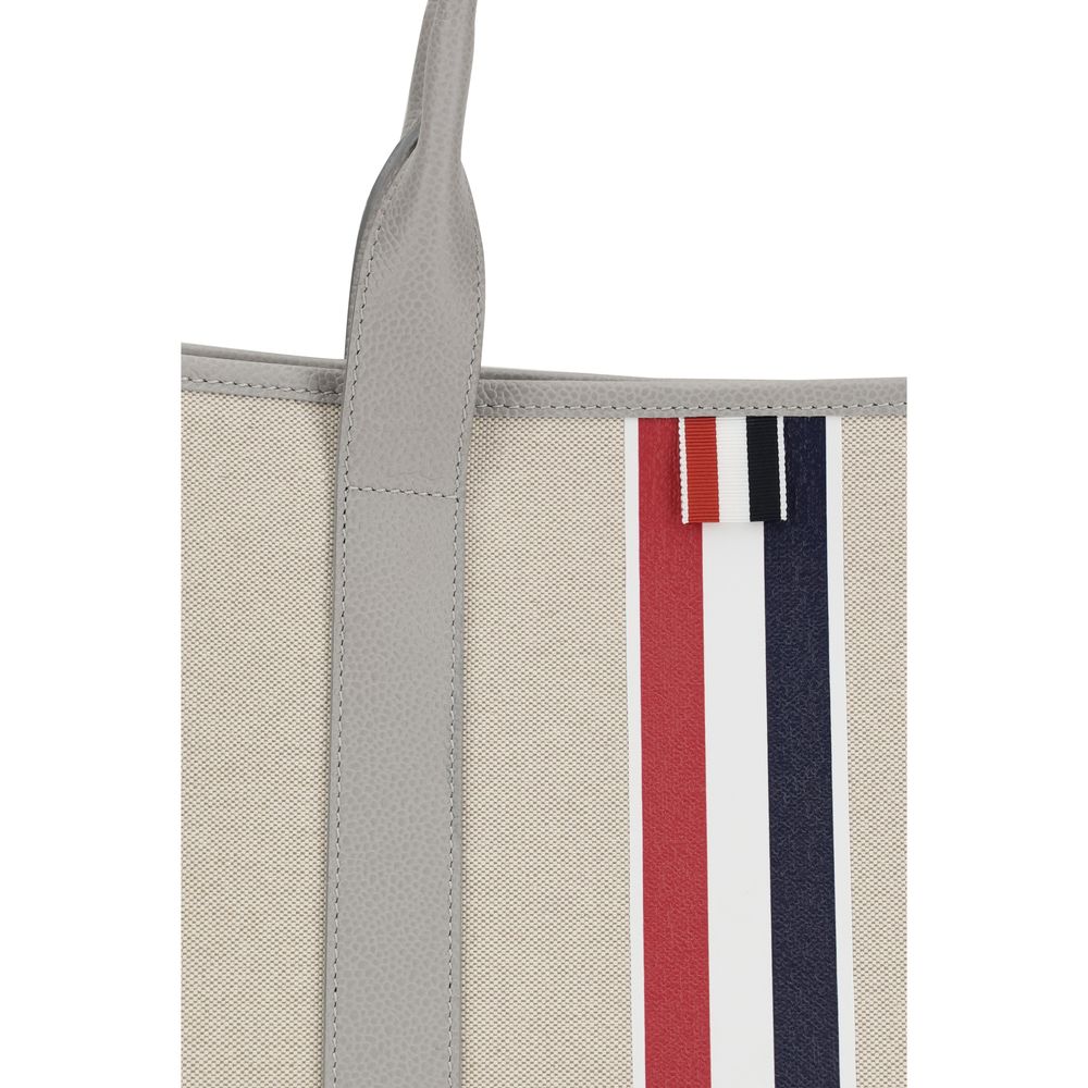 Thom Browne Gray Fabric Shoulder Bag - Luxe Nova