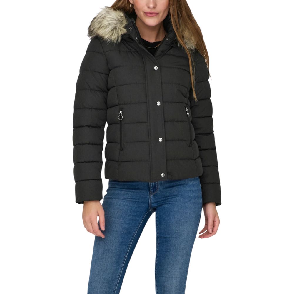 Only Gray Marabou Coat - Luxe Nova