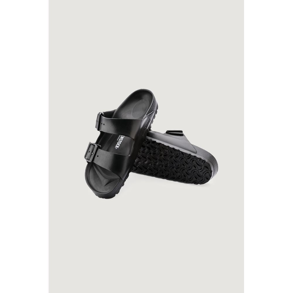 Birkenstock Black Polyester Flat Sandals - Luxe Nova