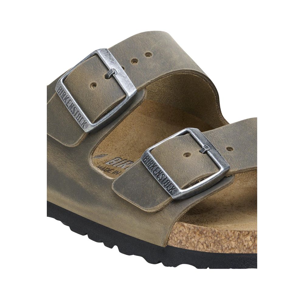 Birkenstock Bicolor Leather Flat Sandals - Luxe Nova