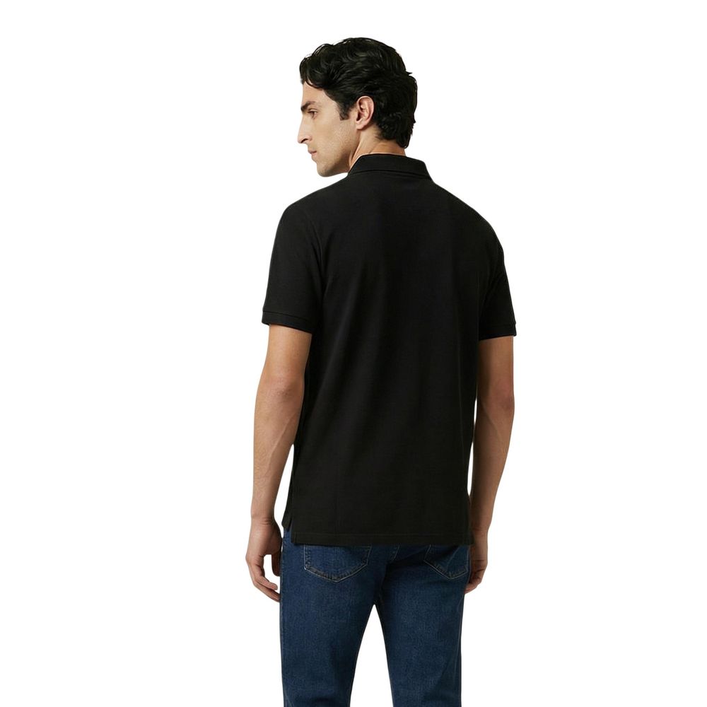 Bikkembergs Black Cotton Polo Shirt - Luxe Nova