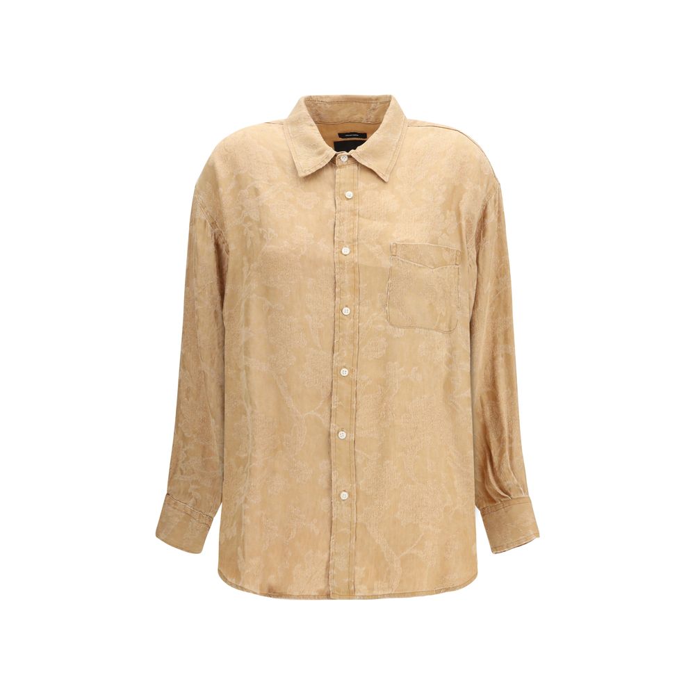 R13 Orange Viscose Shirt - Luxe Nova