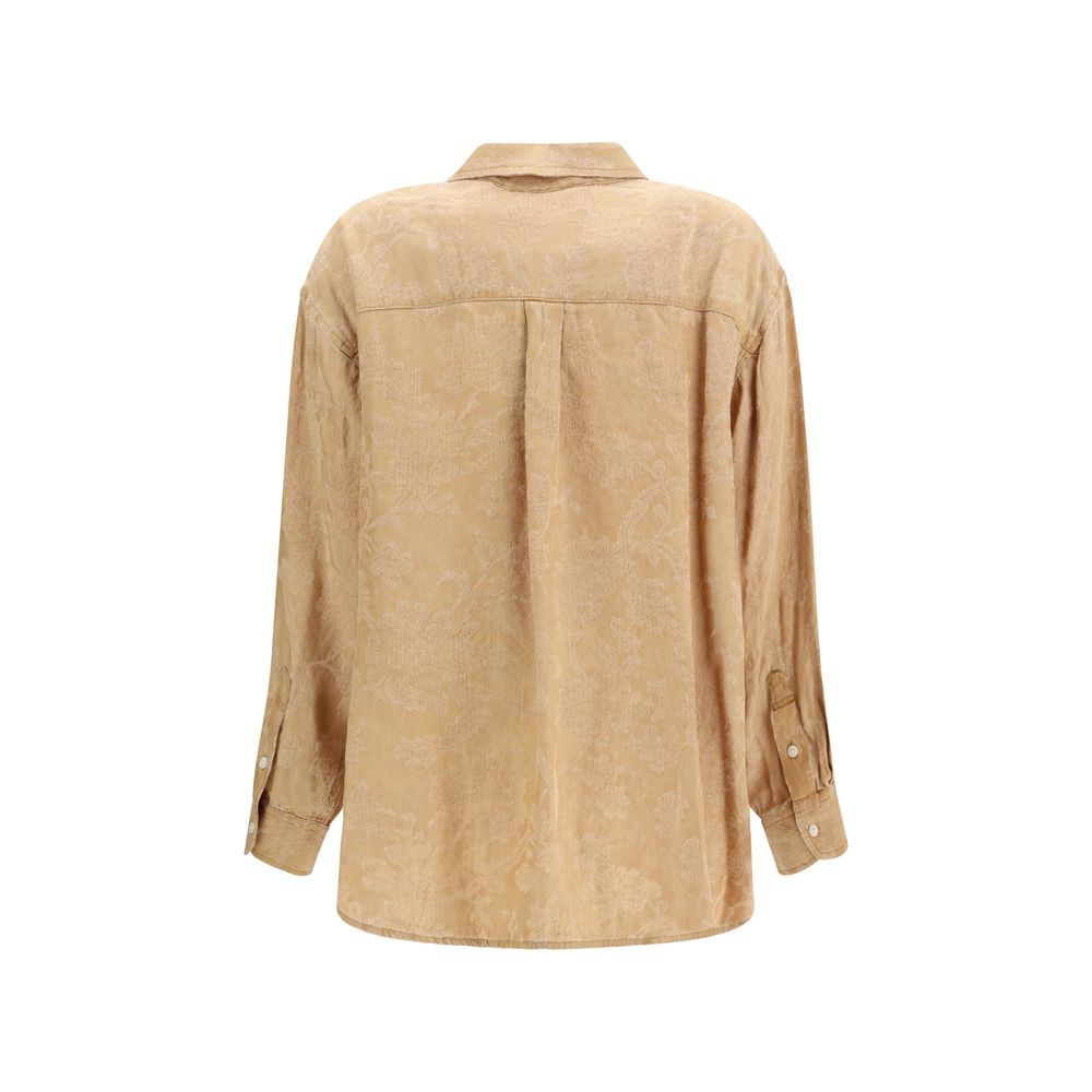 R13 Orange Viscose Shirt - Luxe Nova