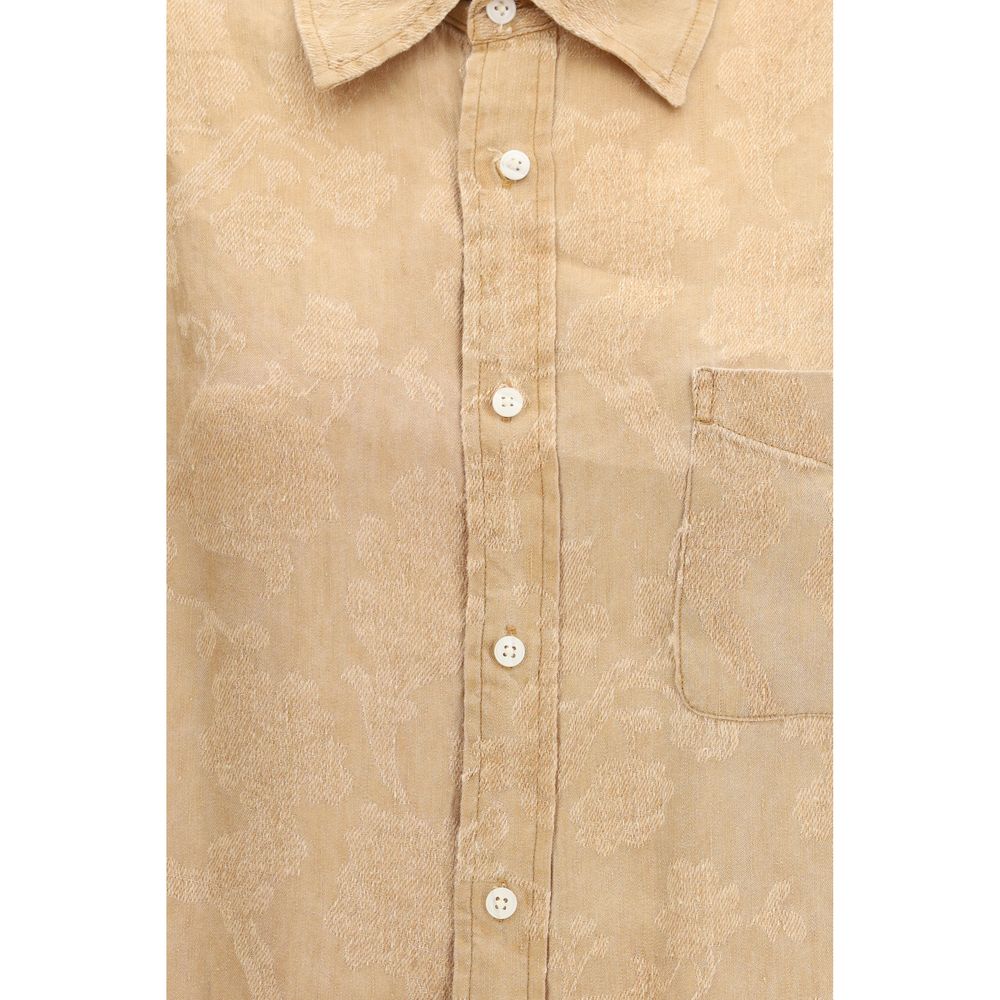 R13 Orange Viscose Shirt - Luxe Nova