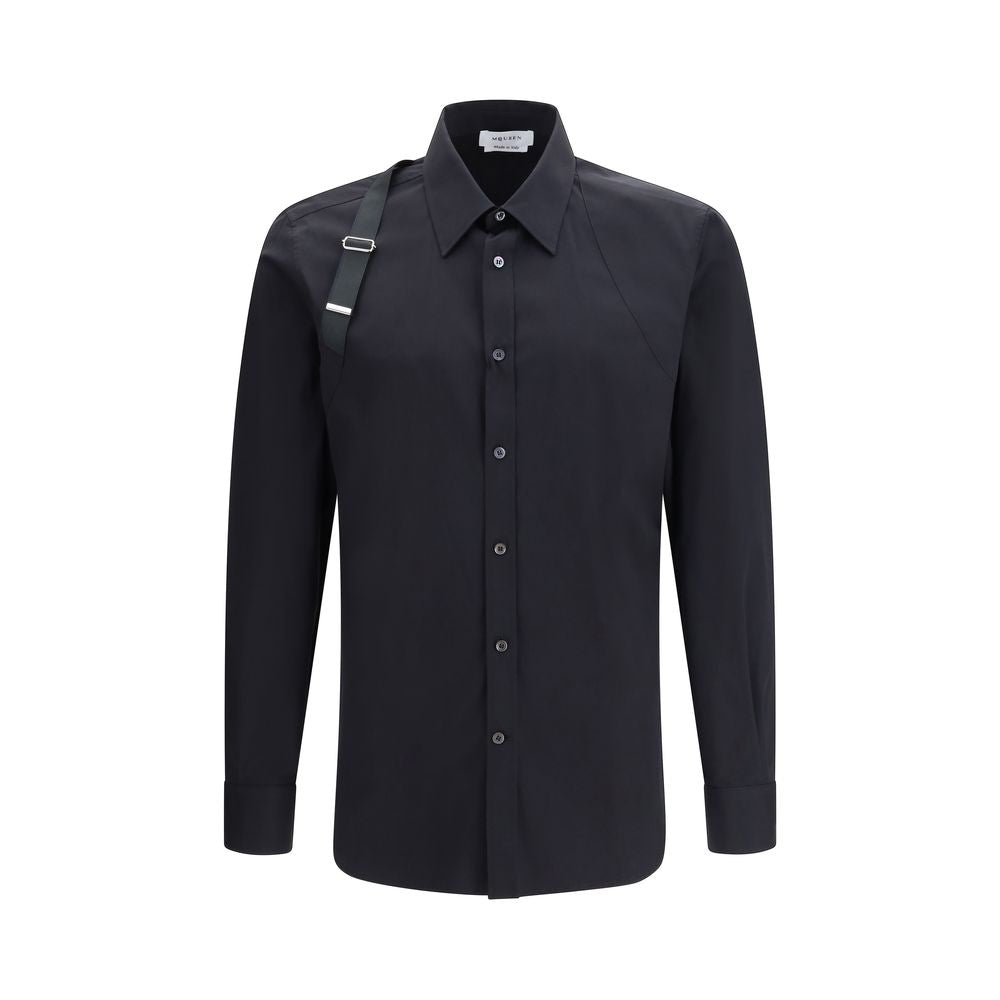 Alexander McQueen Black Cotton Dress Shirt - Luxe Nova