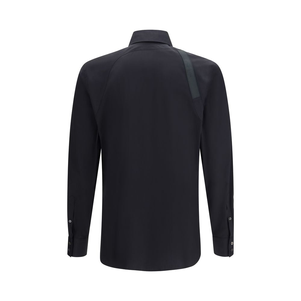 Alexander McQueen Black Cotton Dress Shirt - Luxe Nova