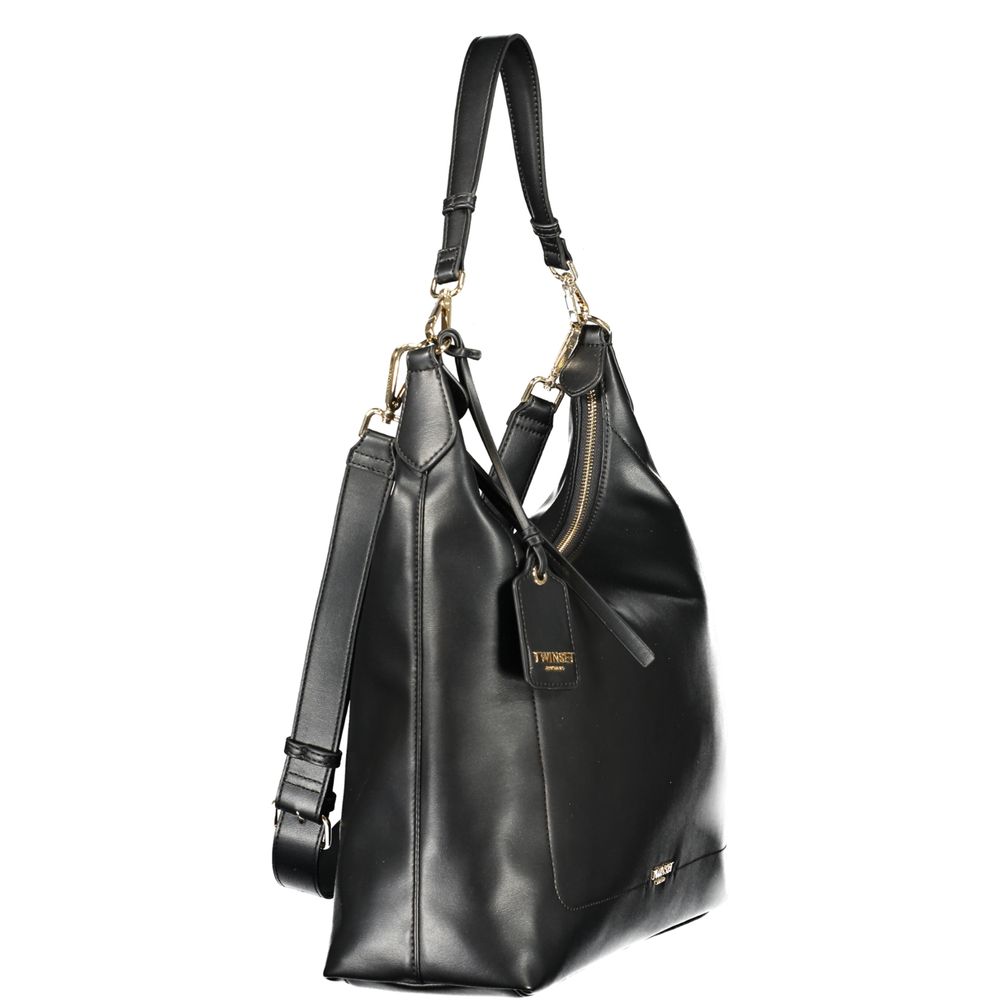Twinset Black Polyethylene Handbag - Luxe Nova