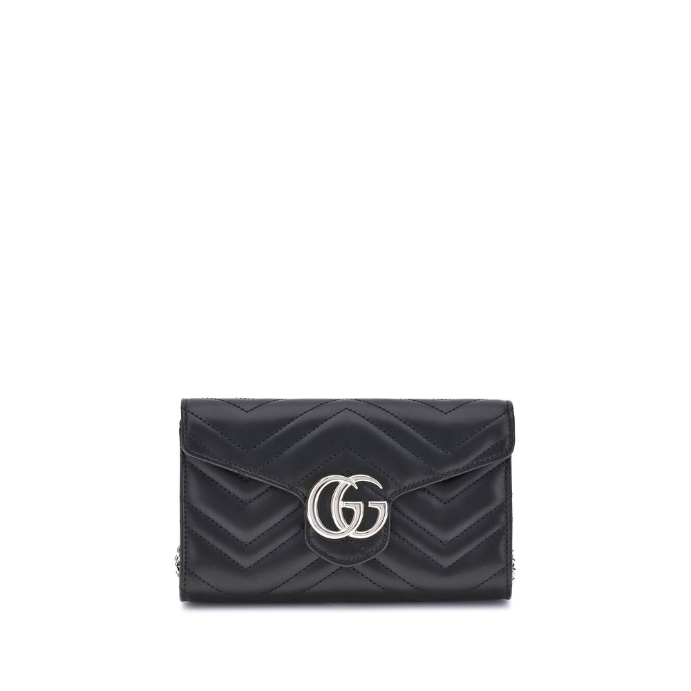 Gucci Black Calf Leather Bos Taurus Shoulder Bag - Luxe Nova
