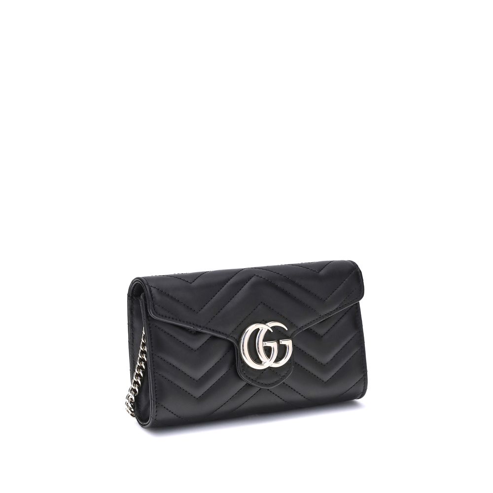 Gucci Black Calf Leather Bos Taurus Shoulder Bag - Luxe Nova