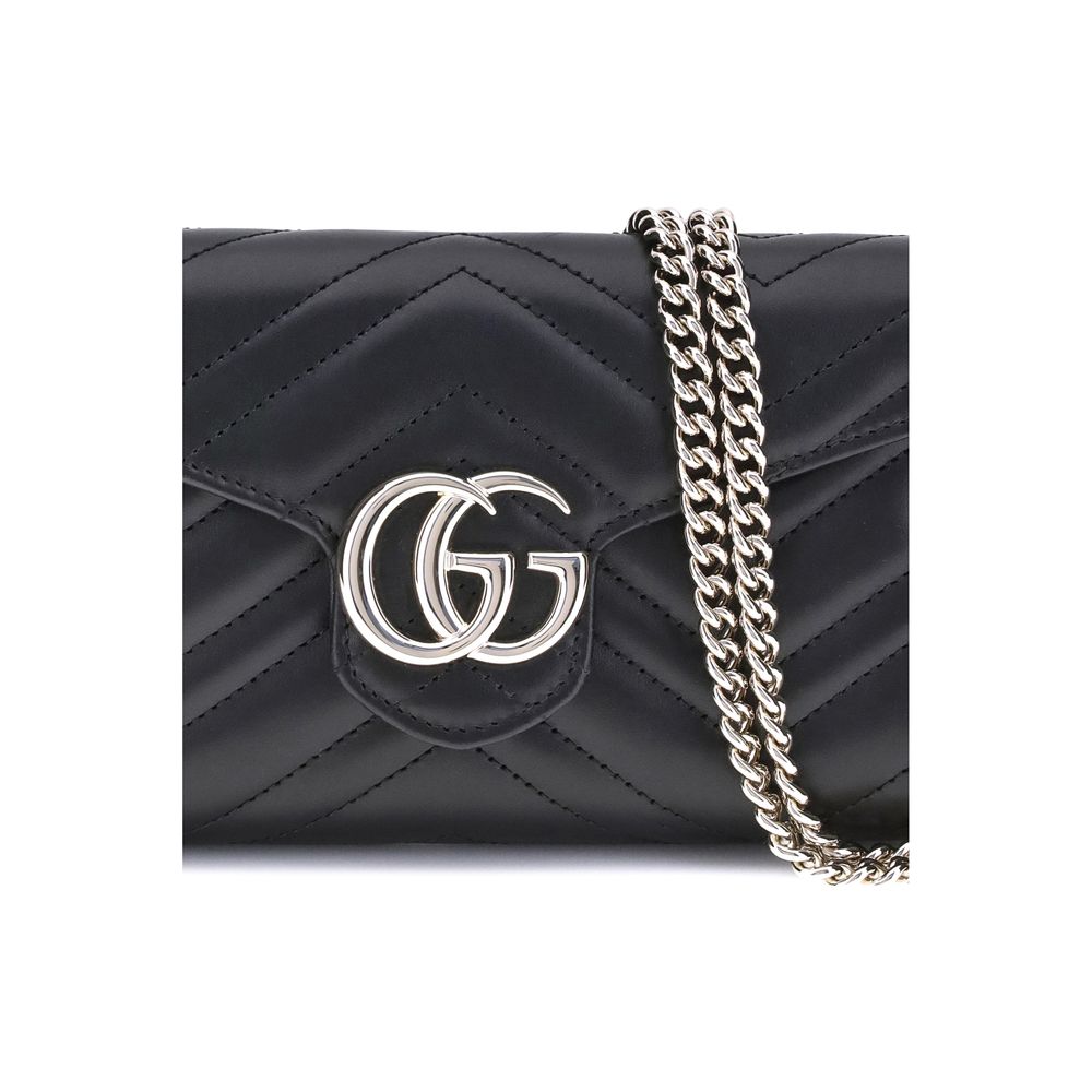 Gucci Black Calf Leather Bos Taurus Shoulder Bag - Luxe Nova