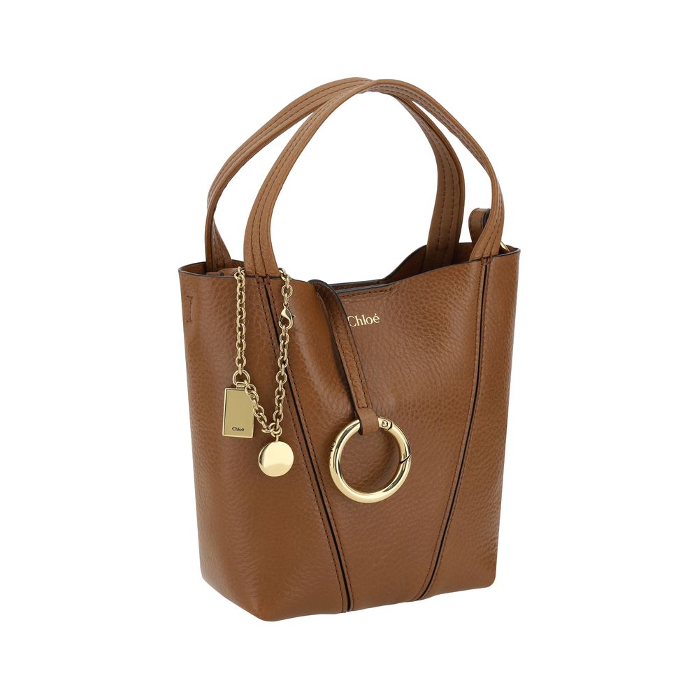 Chloé Brown Calf Leather Bos Taurus Shoulder Bag - Luxe Nova