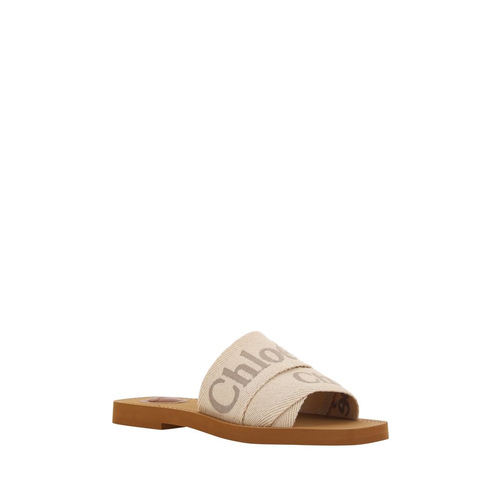 Chloé Multicolor Rubber Flat Sandals - Luxe Nova