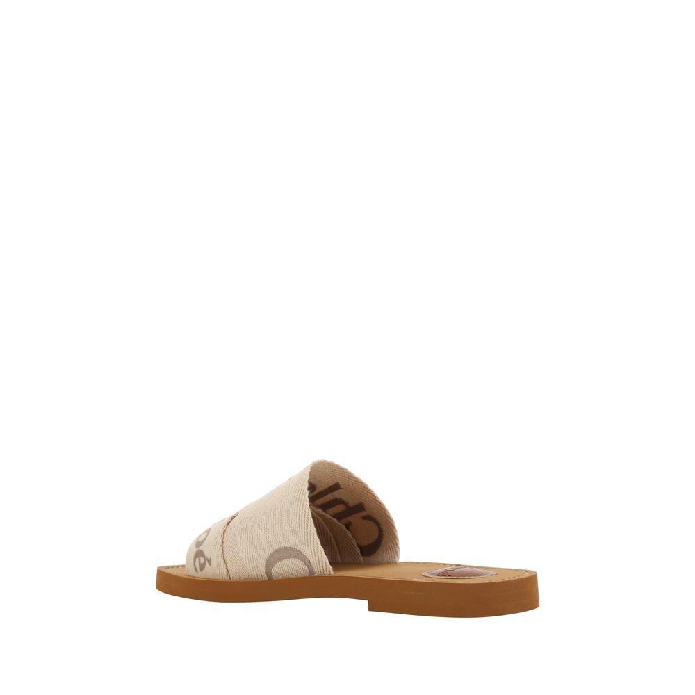 Chloé Multicolor Rubber Flat Sandals - Luxe Nova