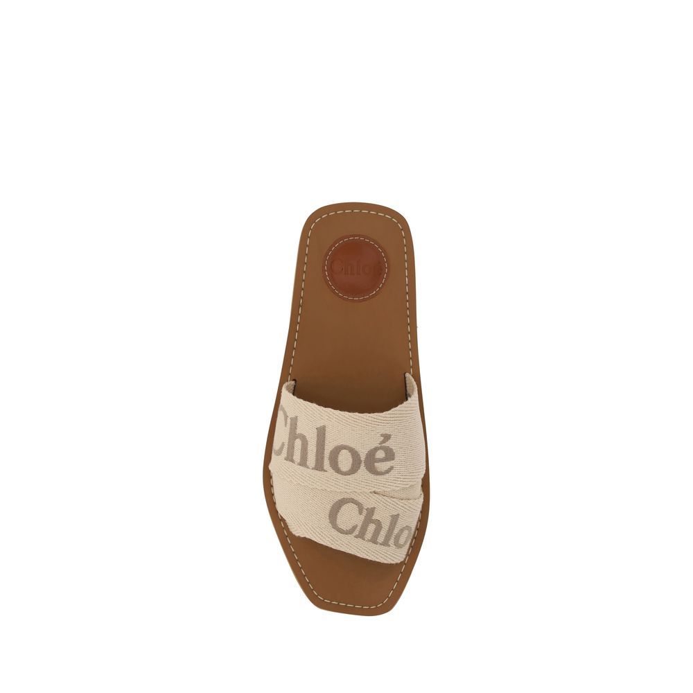 Chloé Multicolor Rubber Flat Sandals - Luxe Nova