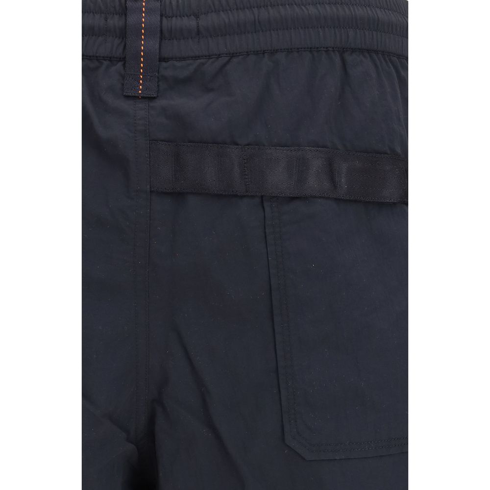 Parajumpers Black Polyamide Bermuda Shorts - Luxe Nova