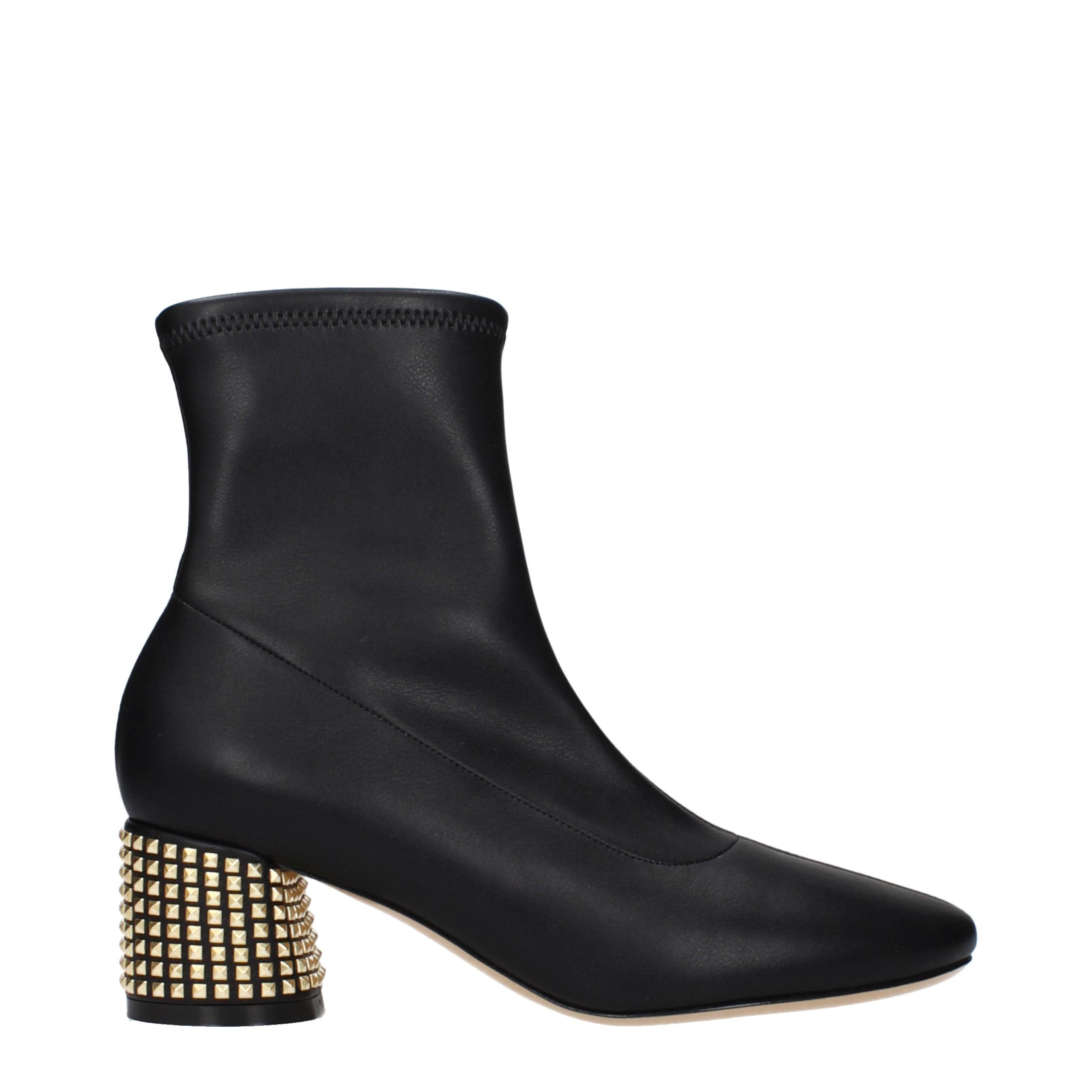 Casadei Black Leather Ankle Boots - Luxe Nova