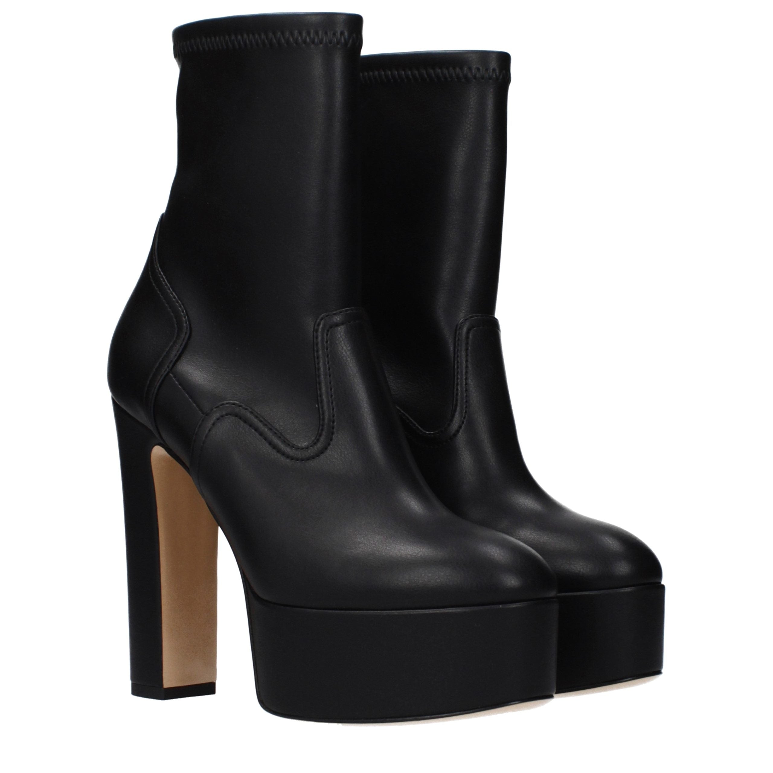 Casadei Black Leather Ankle Boots - Luxe Nova