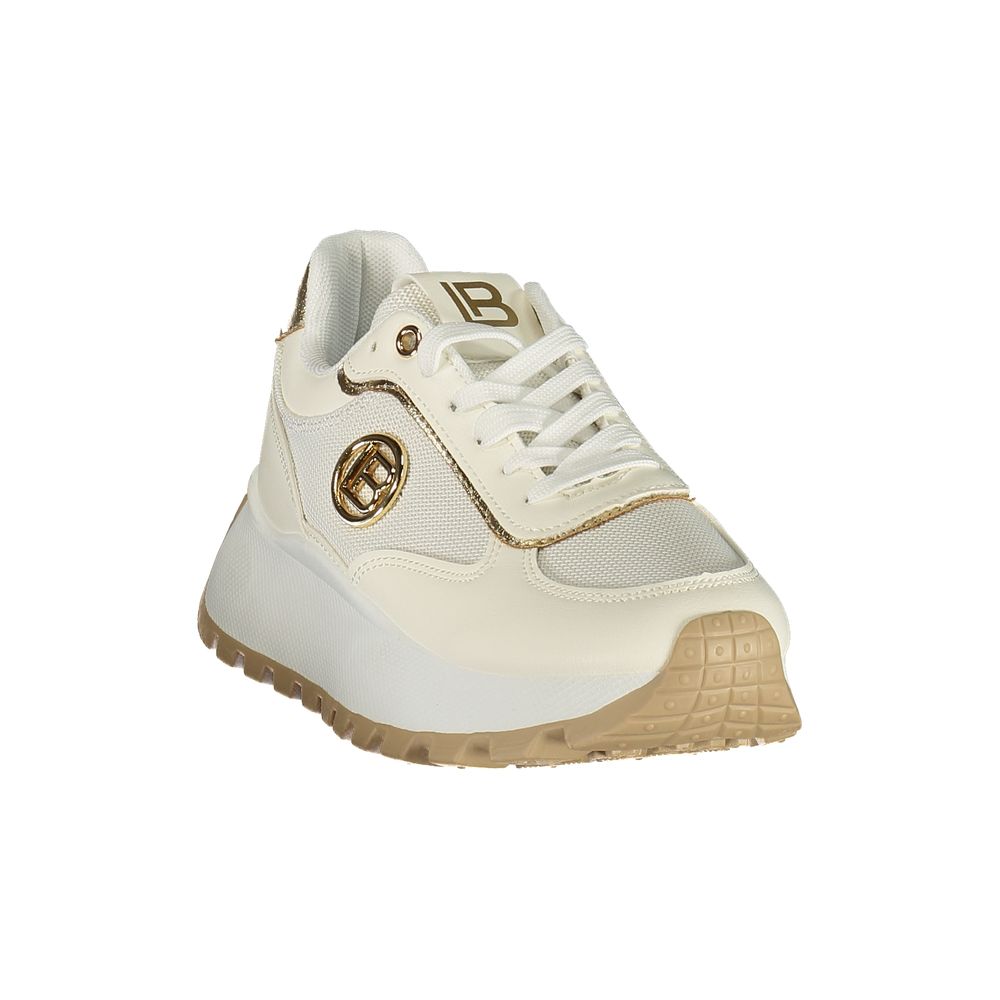 Laura Biagiotti Bianco Polyurethane Women Sneaker - Luxe Nova