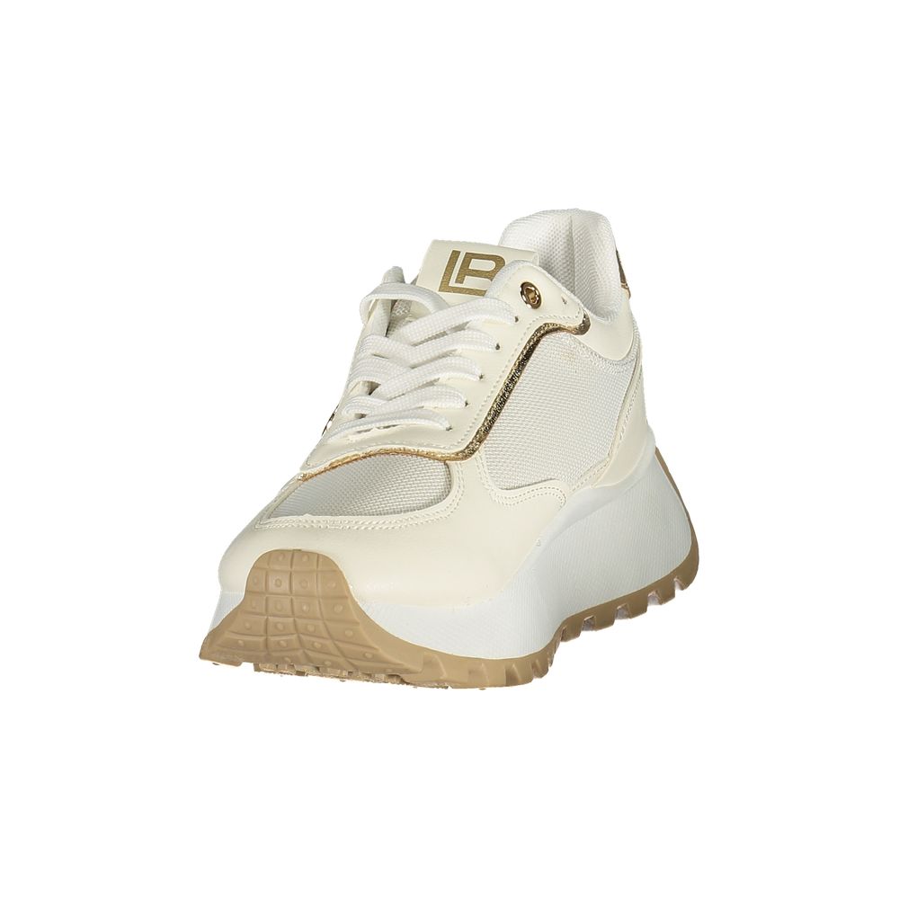Laura Biagiotti Bianco Polyurethane Women Sneaker - Luxe Nova