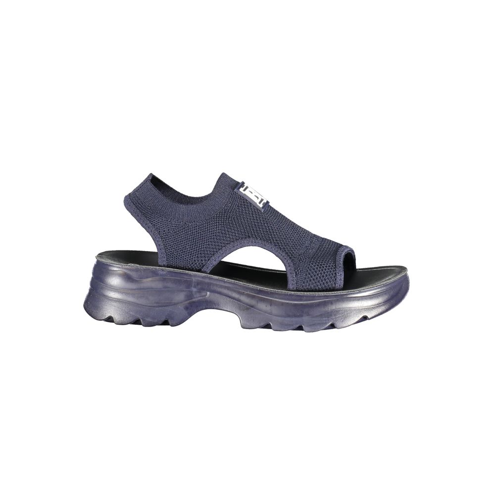 Laura Biagiotti Blue Polyester Women Sandal - Luxe Nova