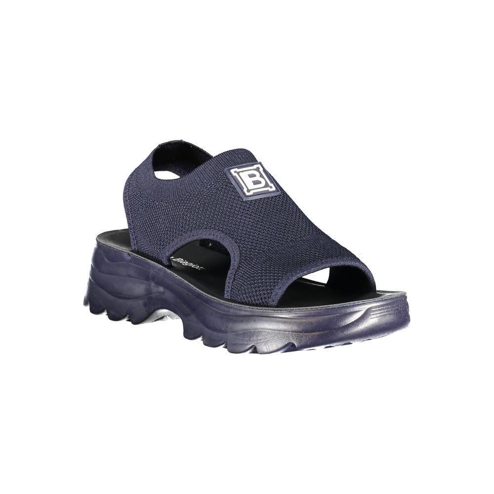 Laura Biagiotti Blue Polyester Women Sandal - Luxe Nova