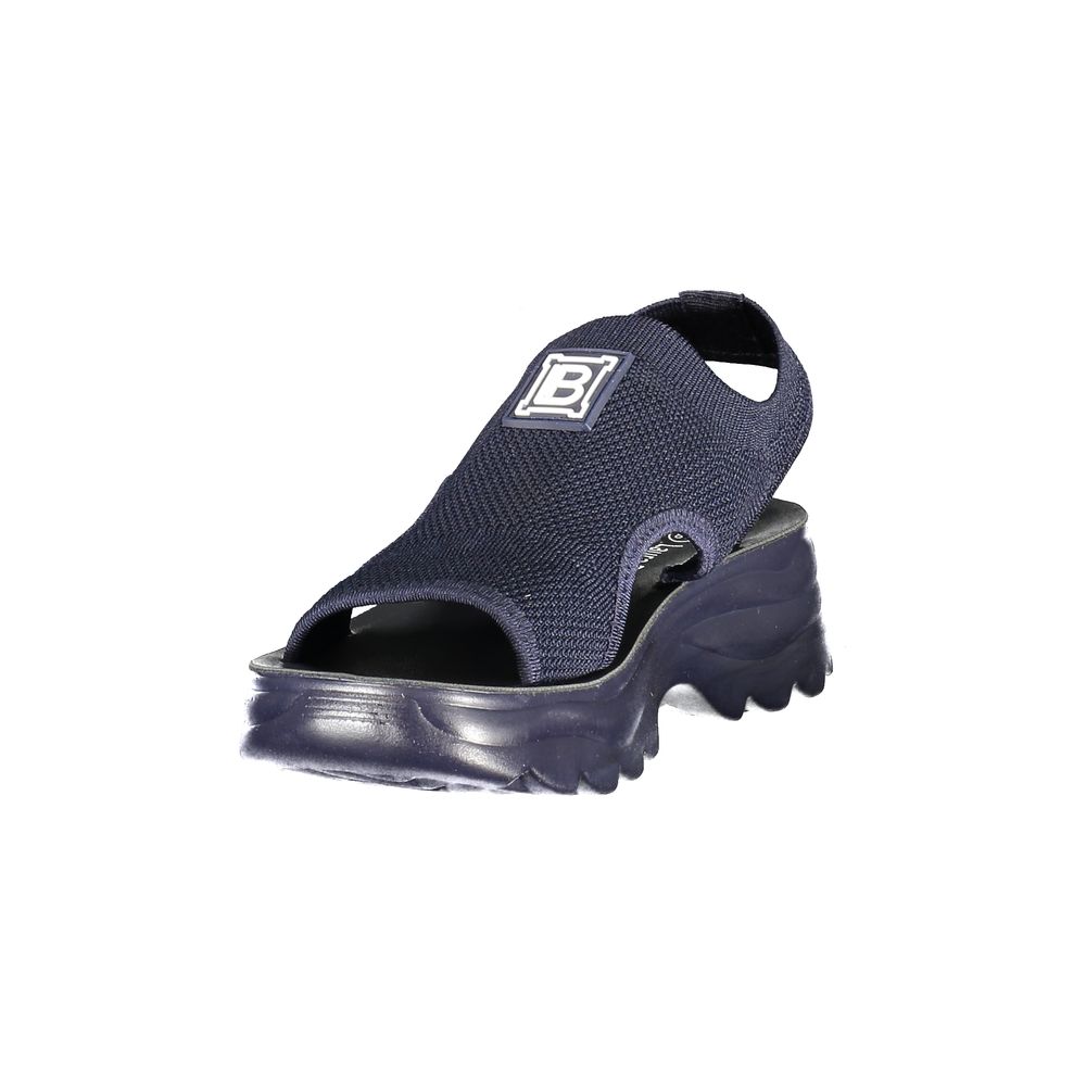 Laura Biagiotti Blue Polyester Women Sandal - Luxe Nova