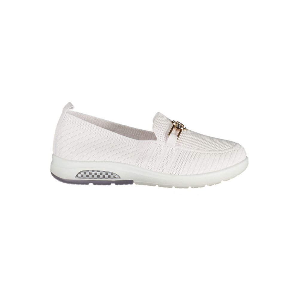 Laura Biagiotti Bianco Polyester Women Classic Shoe - Luxe Nova