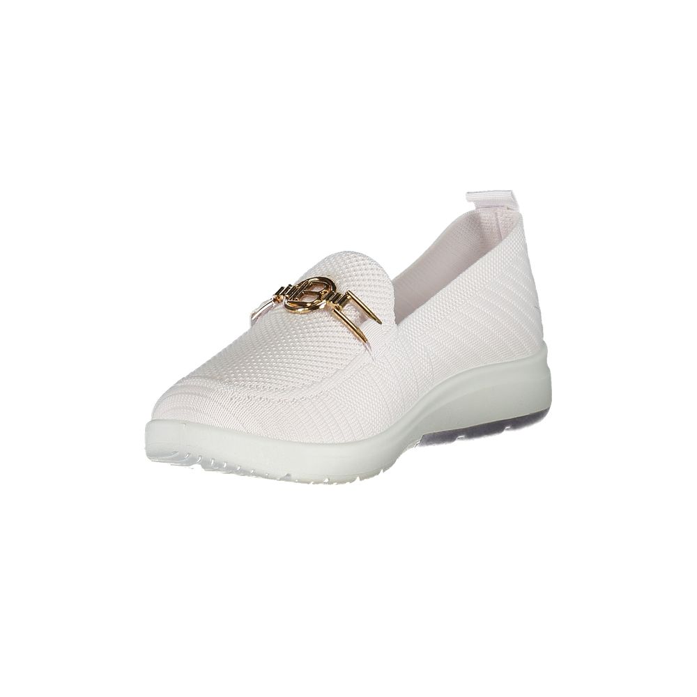 Laura Biagiotti Bianco Polyester Women Classic Shoe - Luxe Nova