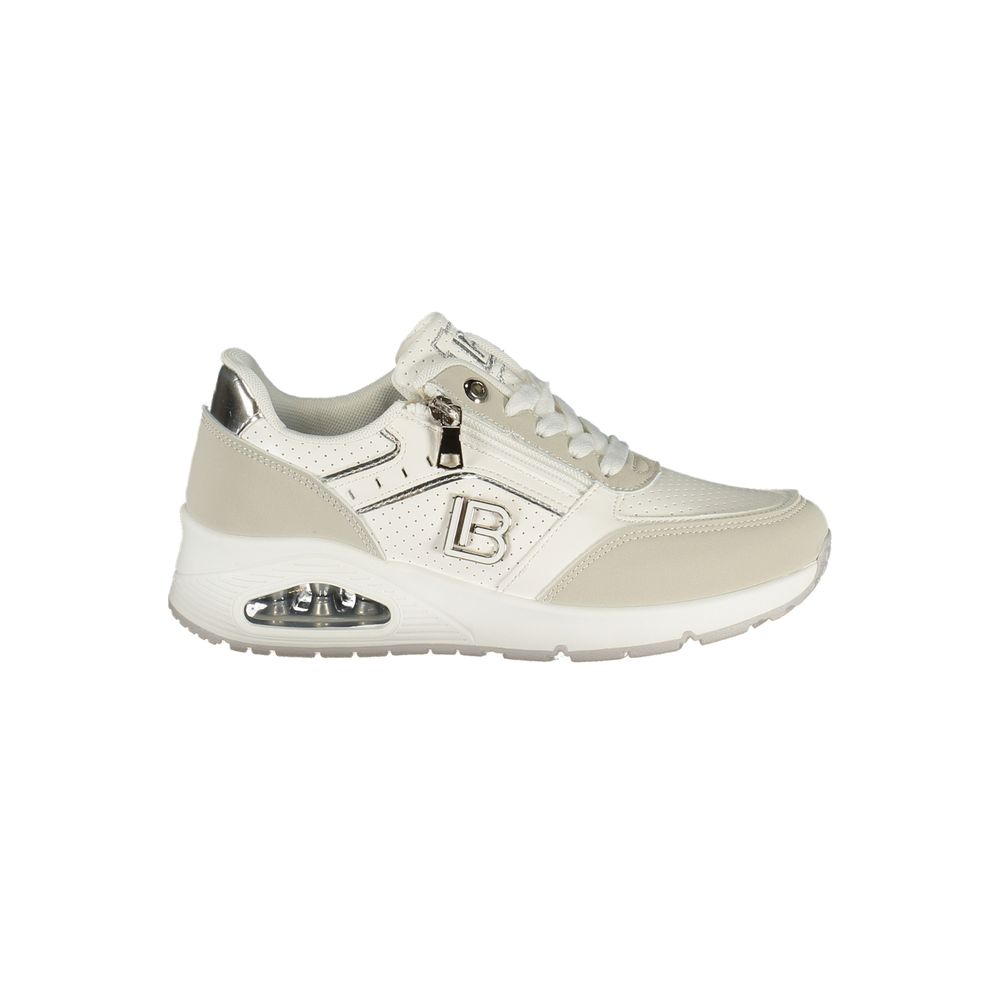 Laura Biagiotti Bianco Poliestere Women Sneaker - Luxe Nova